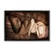 Stupell Industries Rustic Cowboy Hats Framed Floater Canvas Wall Art Design by Danita Delimont